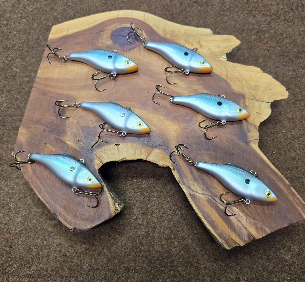 Rapala Lipless Tennessee Shad Crankbait Lures Rattlin Rap Lot Of 6 RAP#13